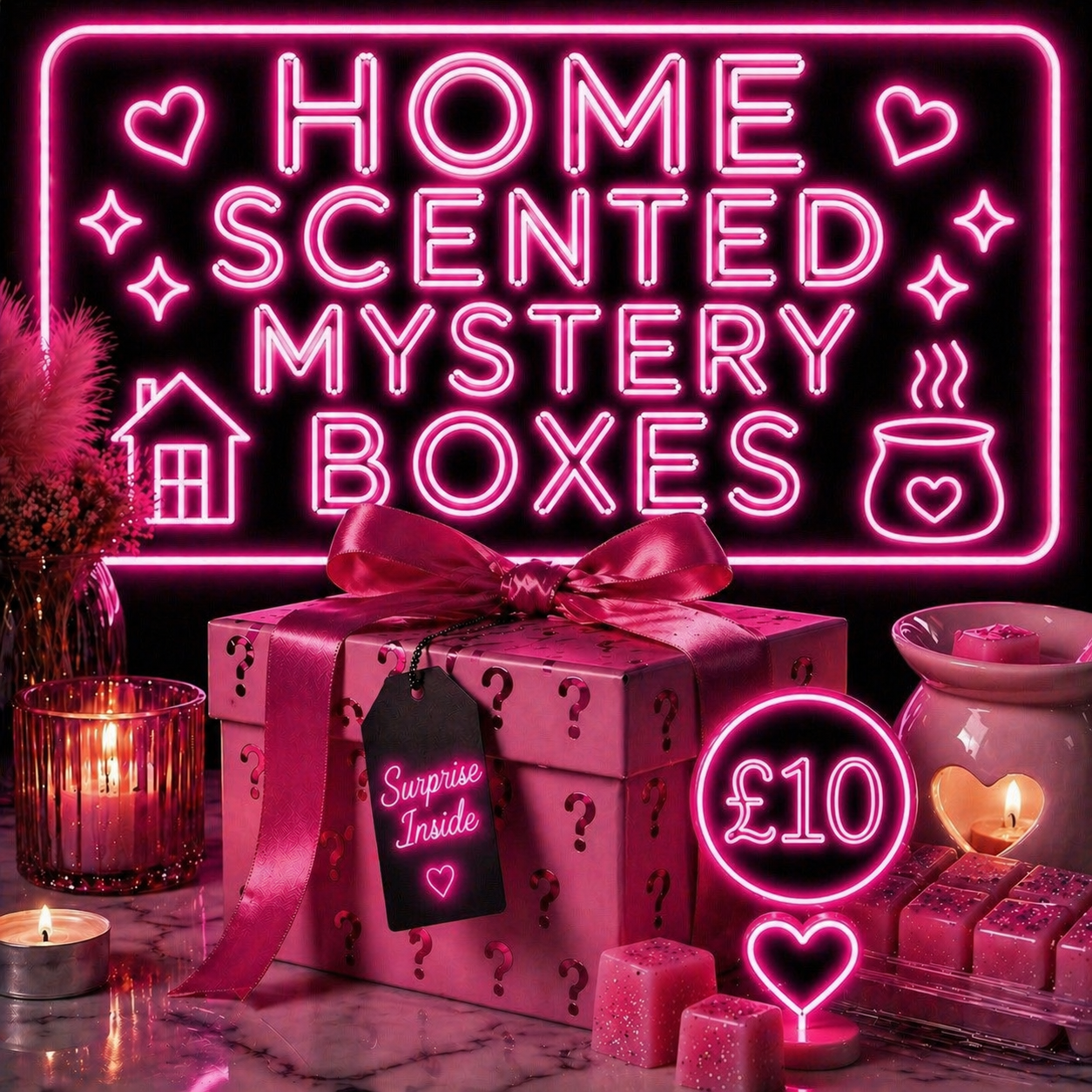 £10 home scented mystery box