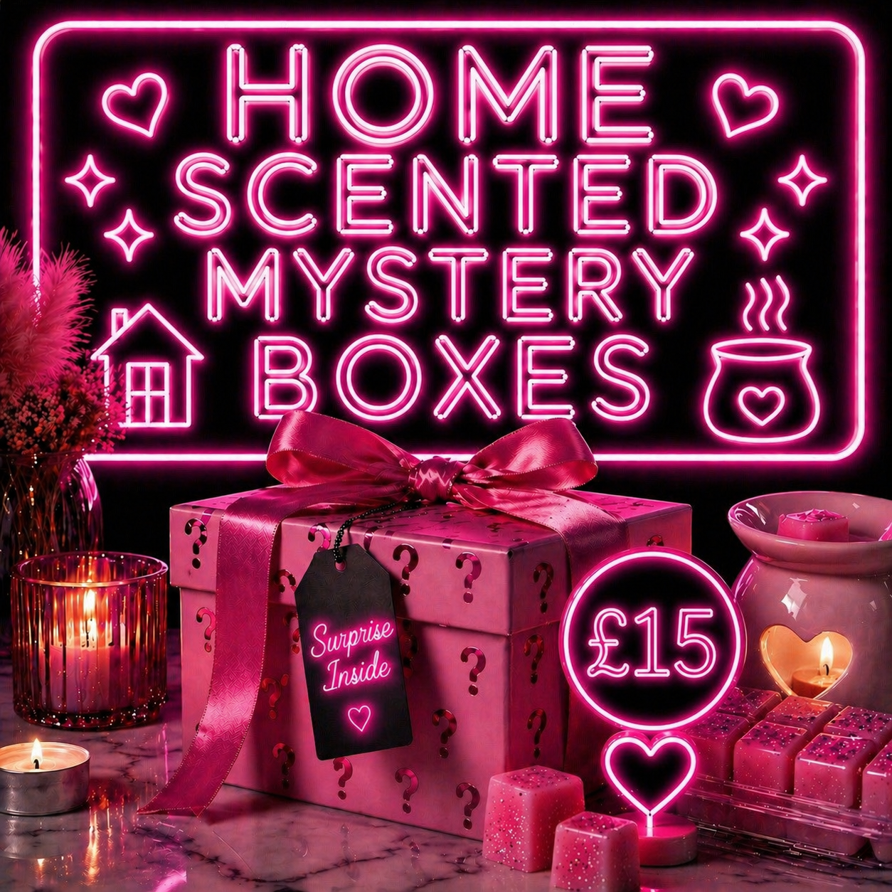 £15 home scented mystery boxes