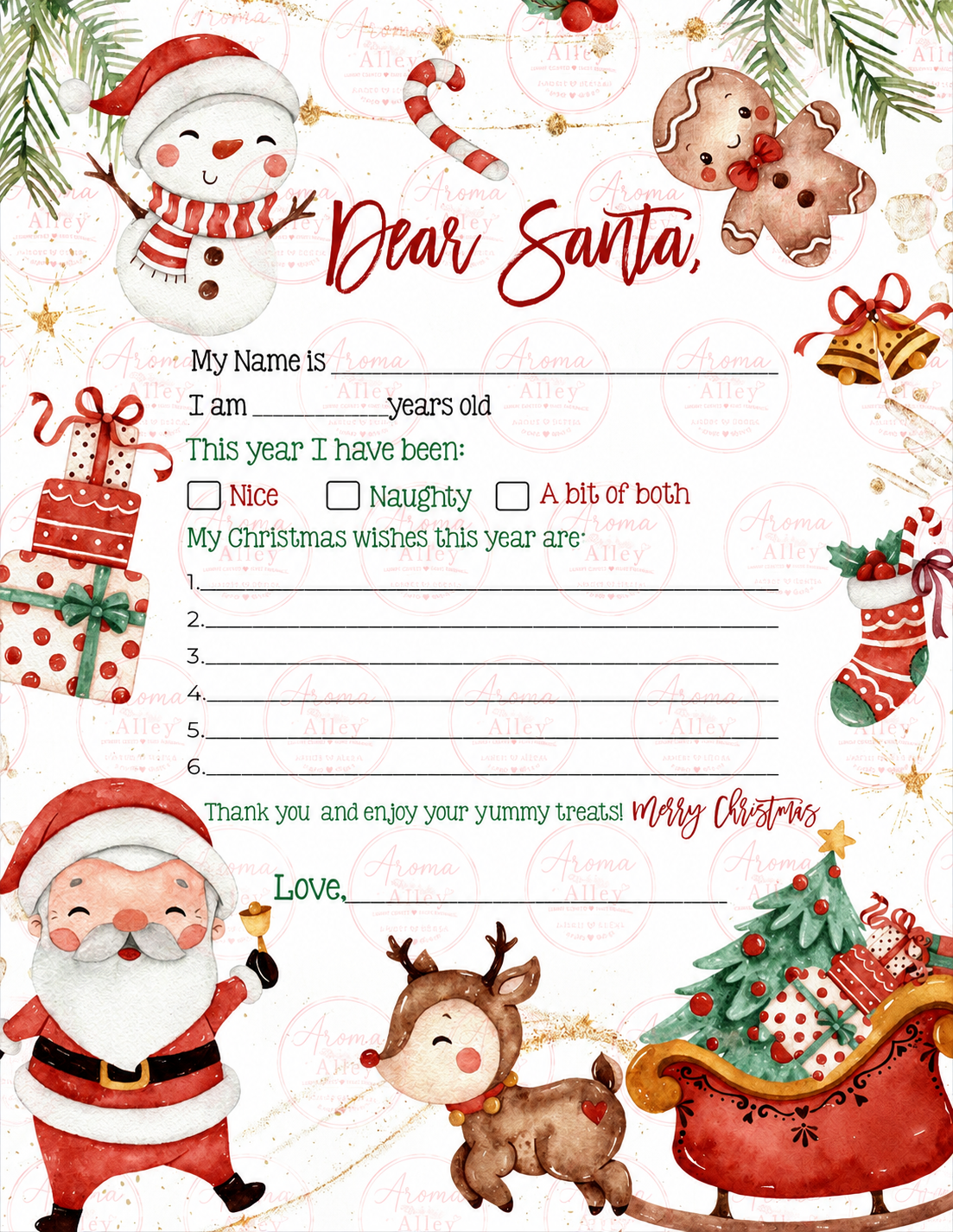 Dear Santa - Christmas wish list