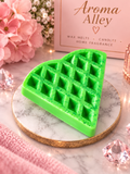 Cucumber and lime waffle slice wax melt