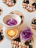 Ghost scented pumpkin in witch's hat wax melt
