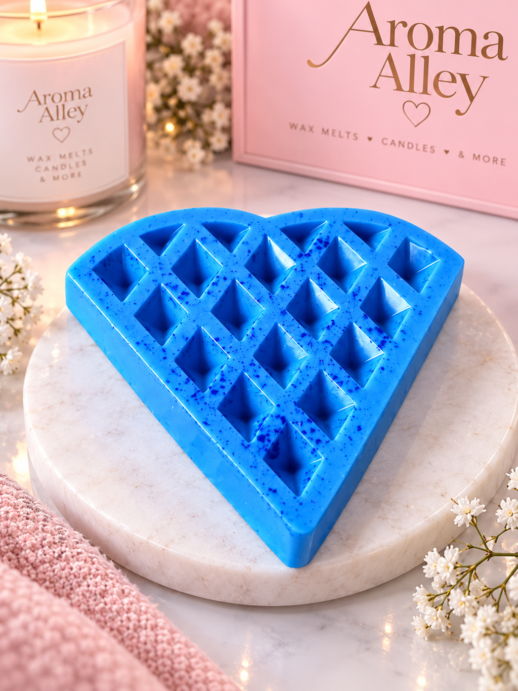 Bad boy scented waffle slice wax melt