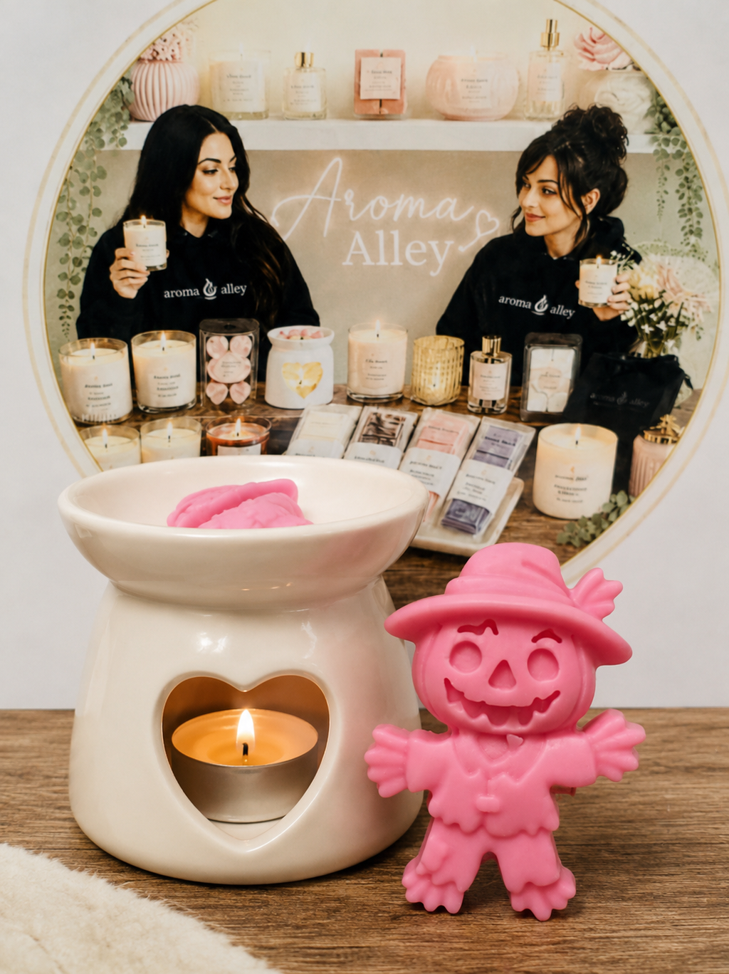Cotton Candy & Marshmallow scented scarecrow wax melt