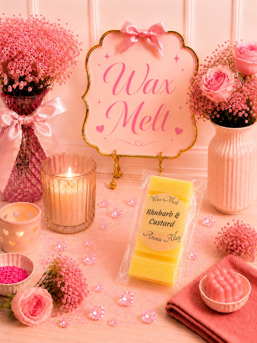 Rhubarb&Custard snap bar