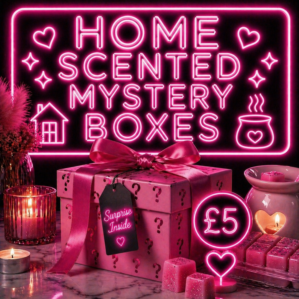 £5 home scented mystery box
