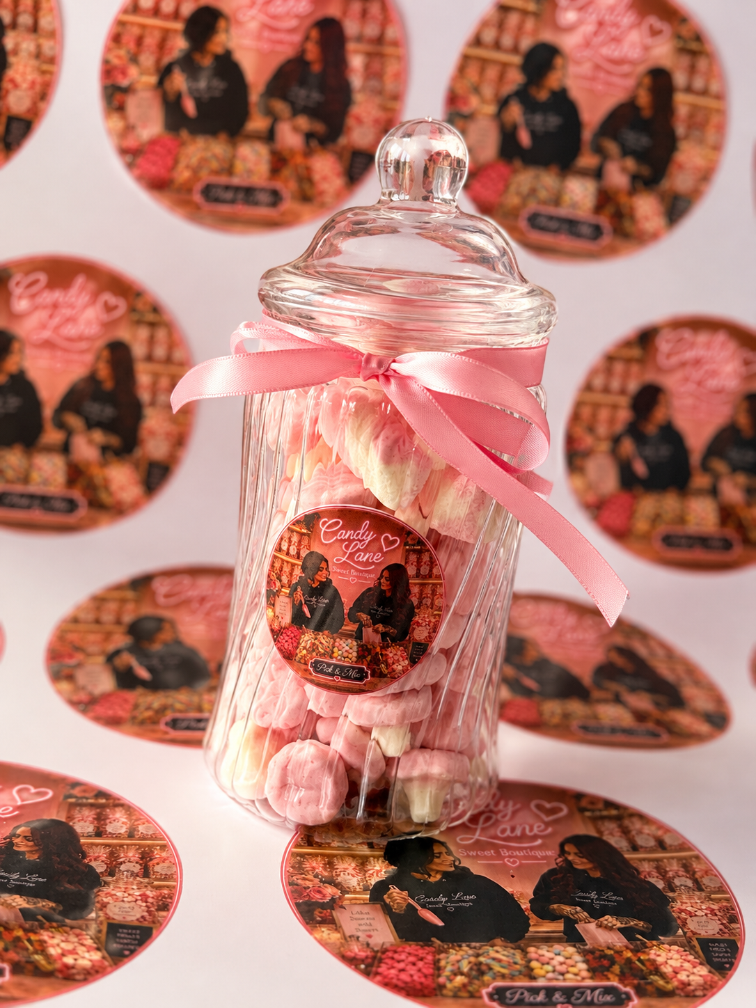(Available soon)200G Pink Mix Sweet Jar