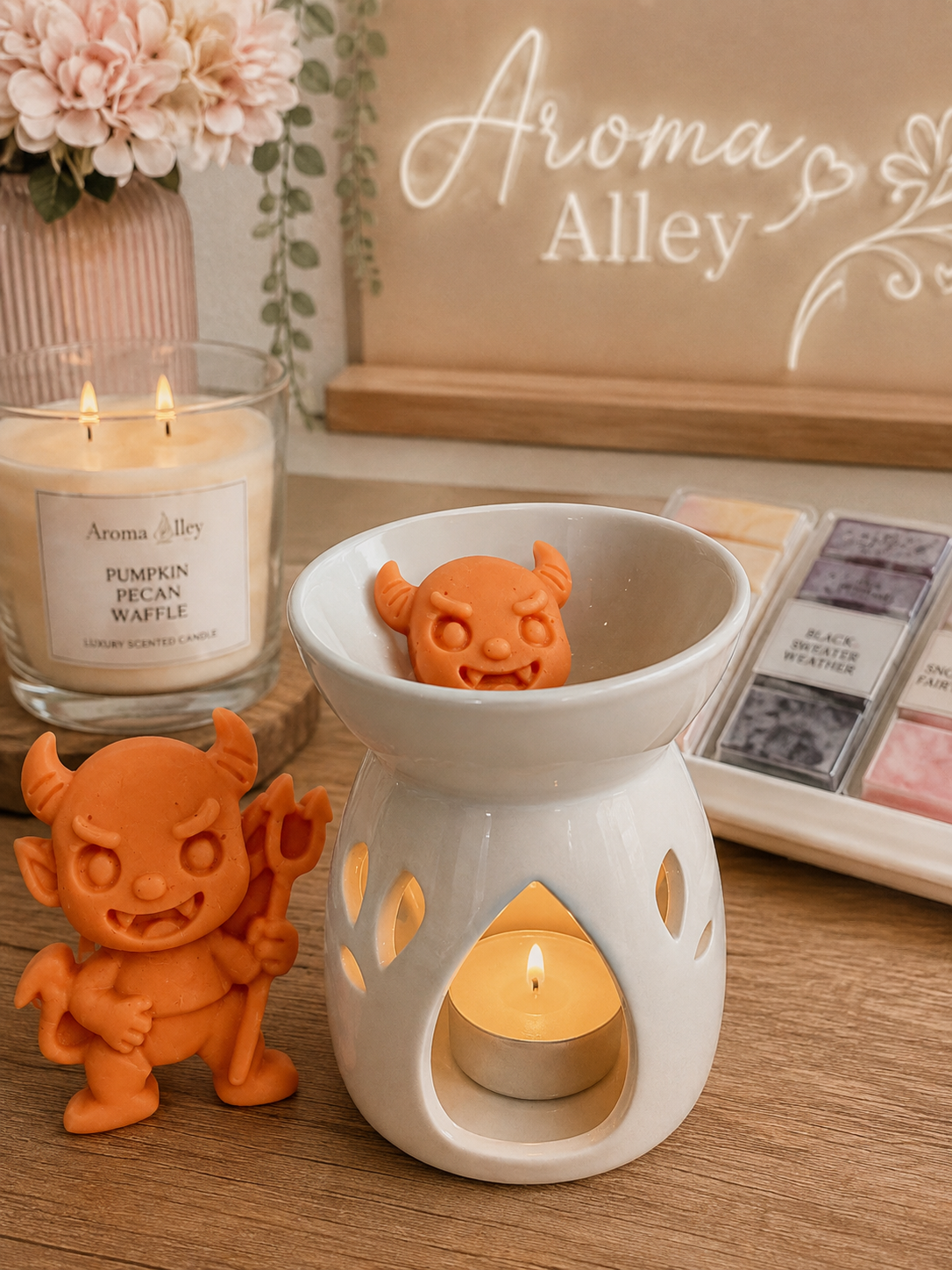 Pumpkin Pie scented Devil wax melt
