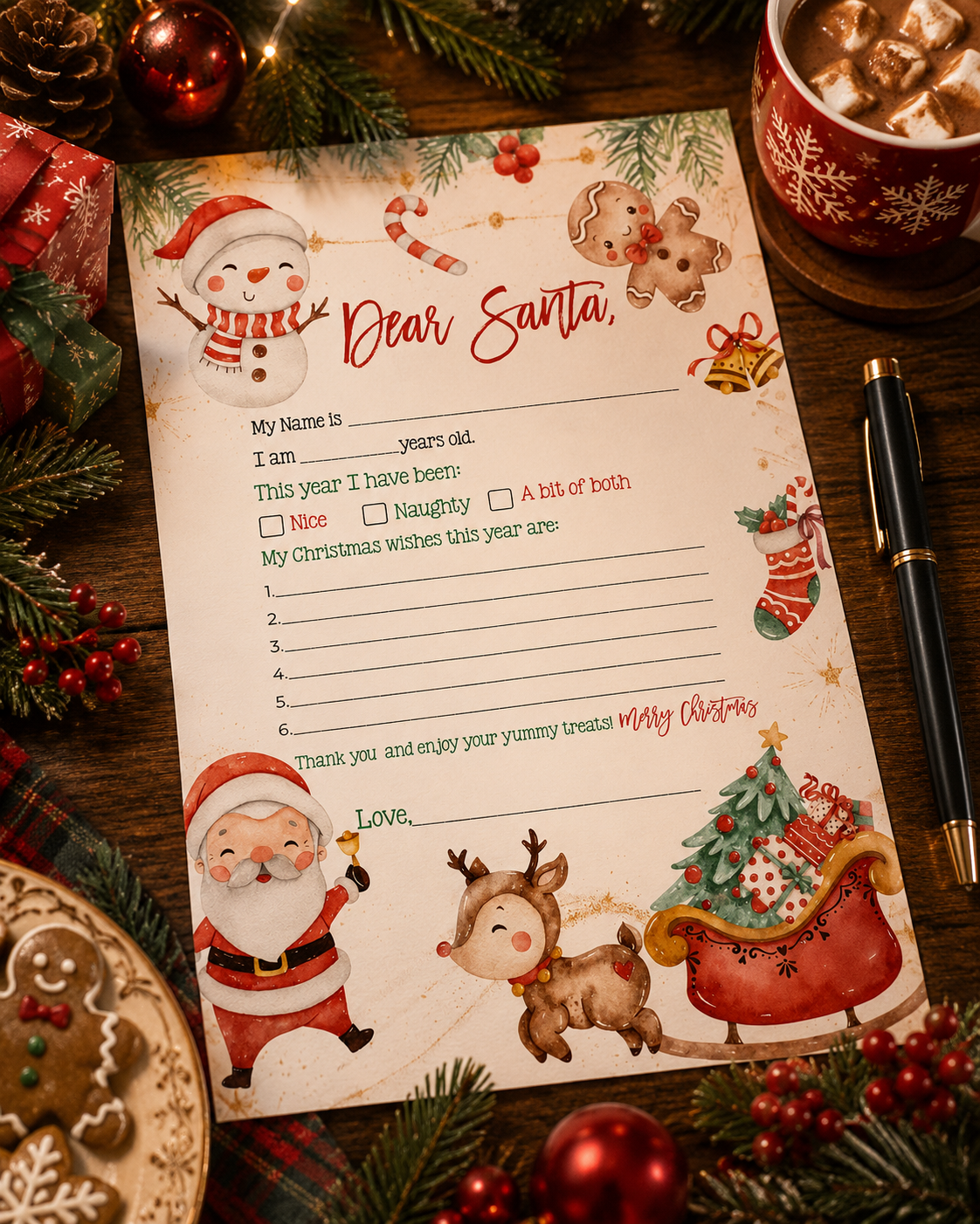Dear Santa - Christmas wish list