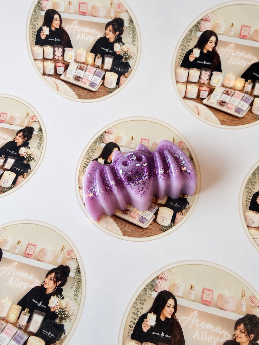 Ghost scented bat wax melt