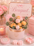 Gold wax flower bouquet
