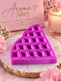 Flower bomb scented waffle slice wax melt