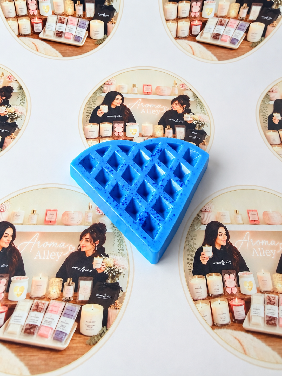 Bad boy scented waffle slice wax melt