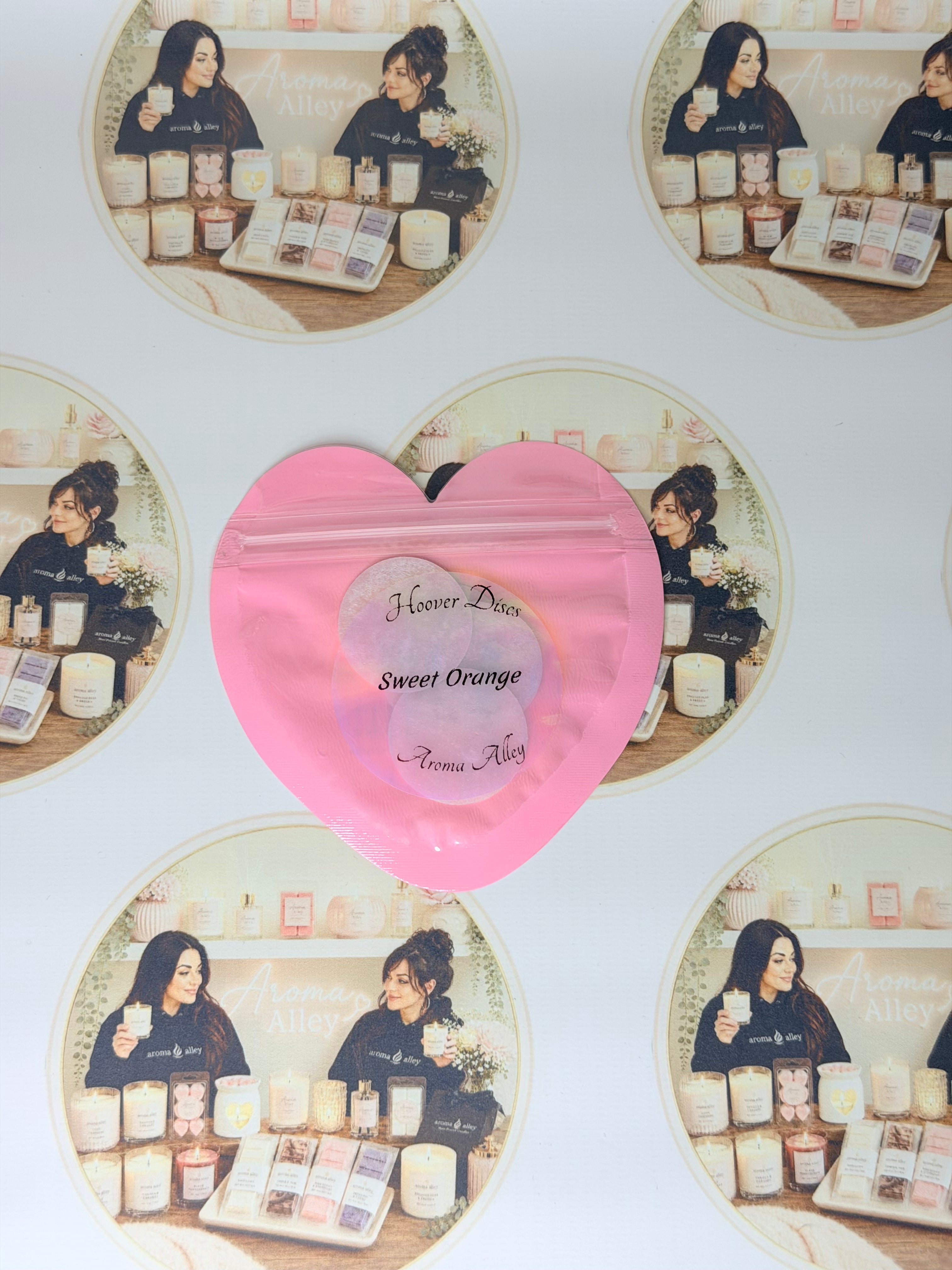 5 Sweet Orange Hoover Discs