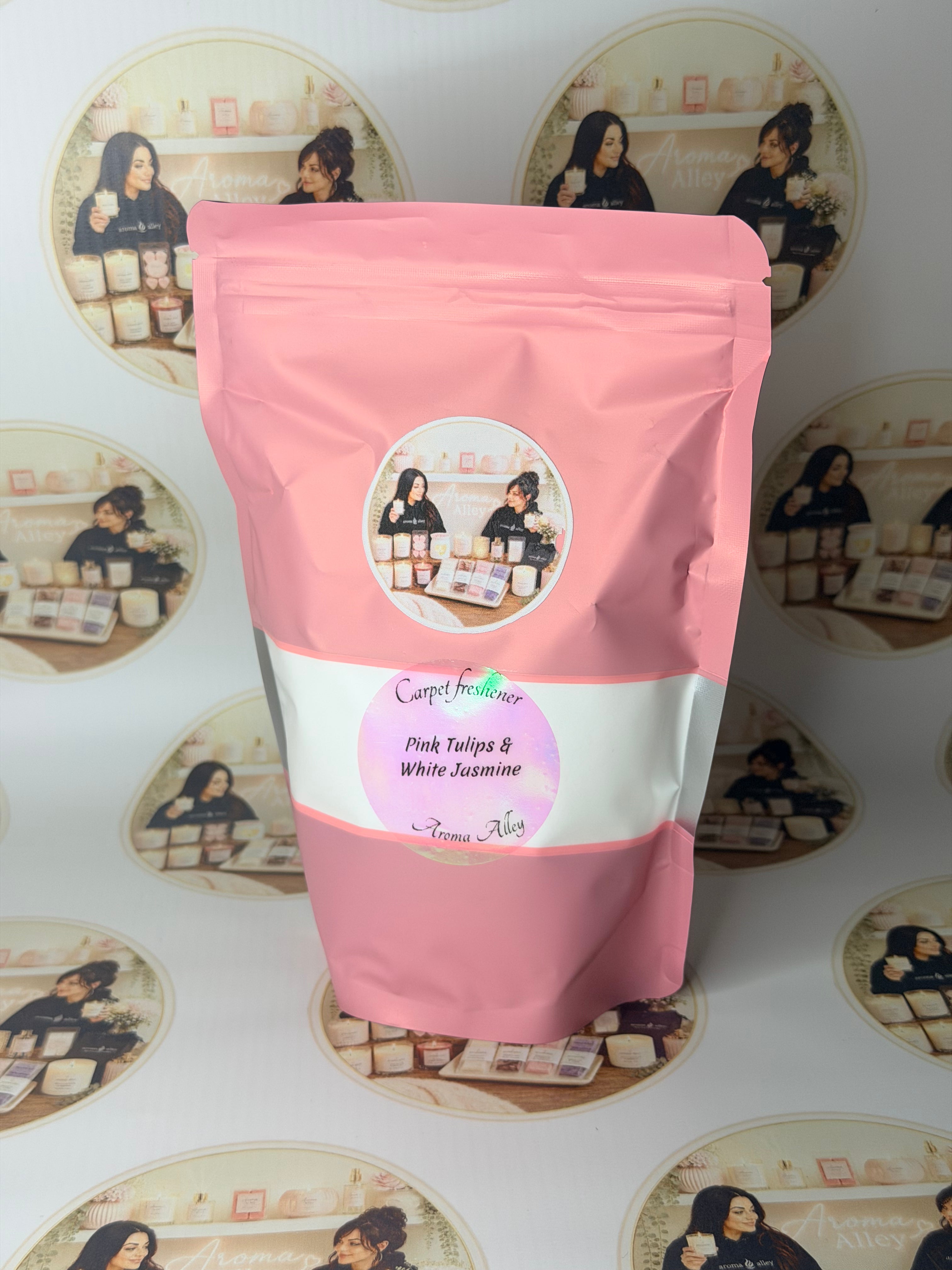 Pink Tulips & White Jasmine 500G Carpet Freshener
