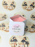 La Vie Est Belle Tin Candle