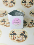 Black Poppy Tin Candle