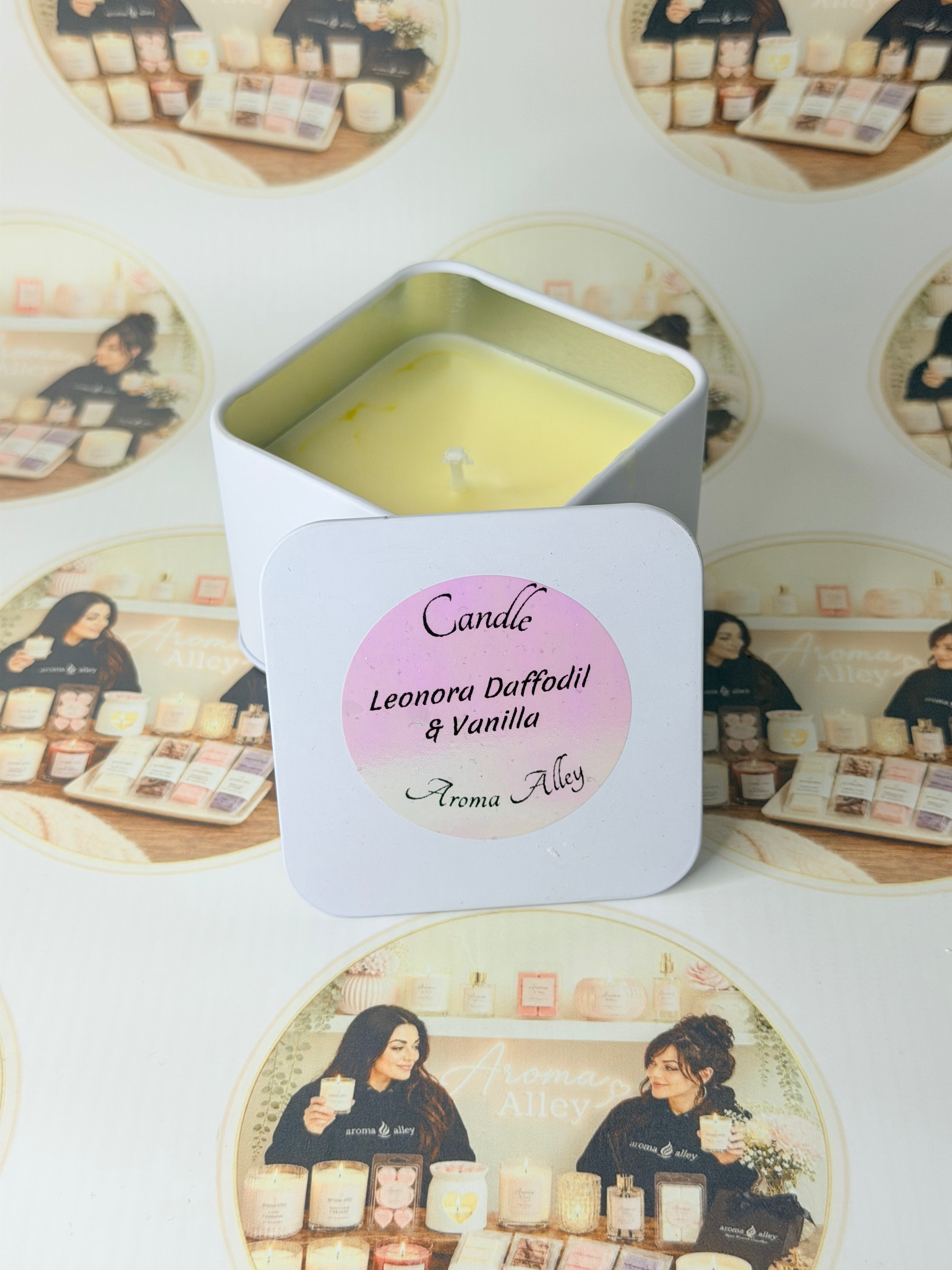 Leonora Daffodil & Vanilla Tin Candle