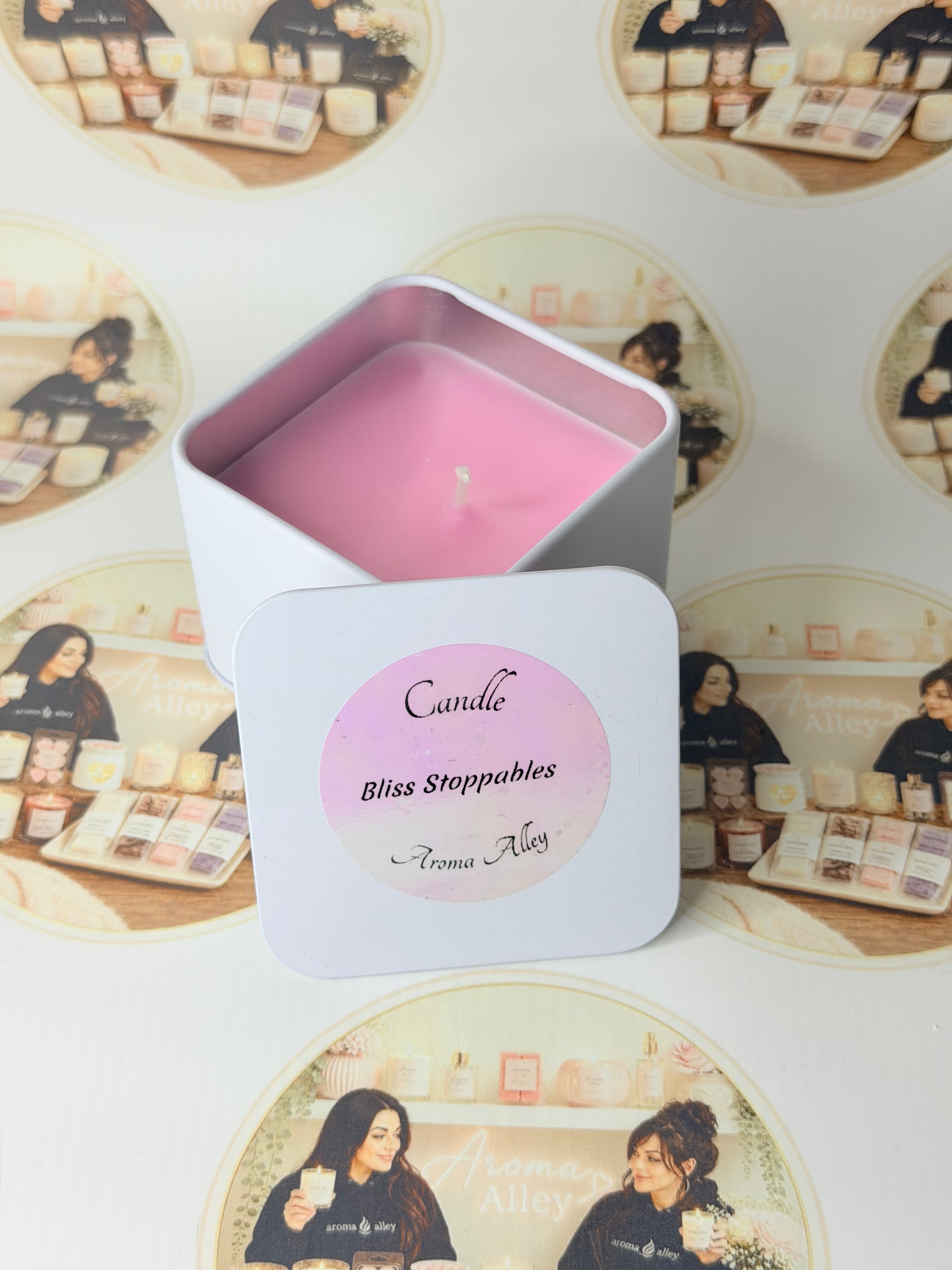 Bliss Stoppable Tin Candle