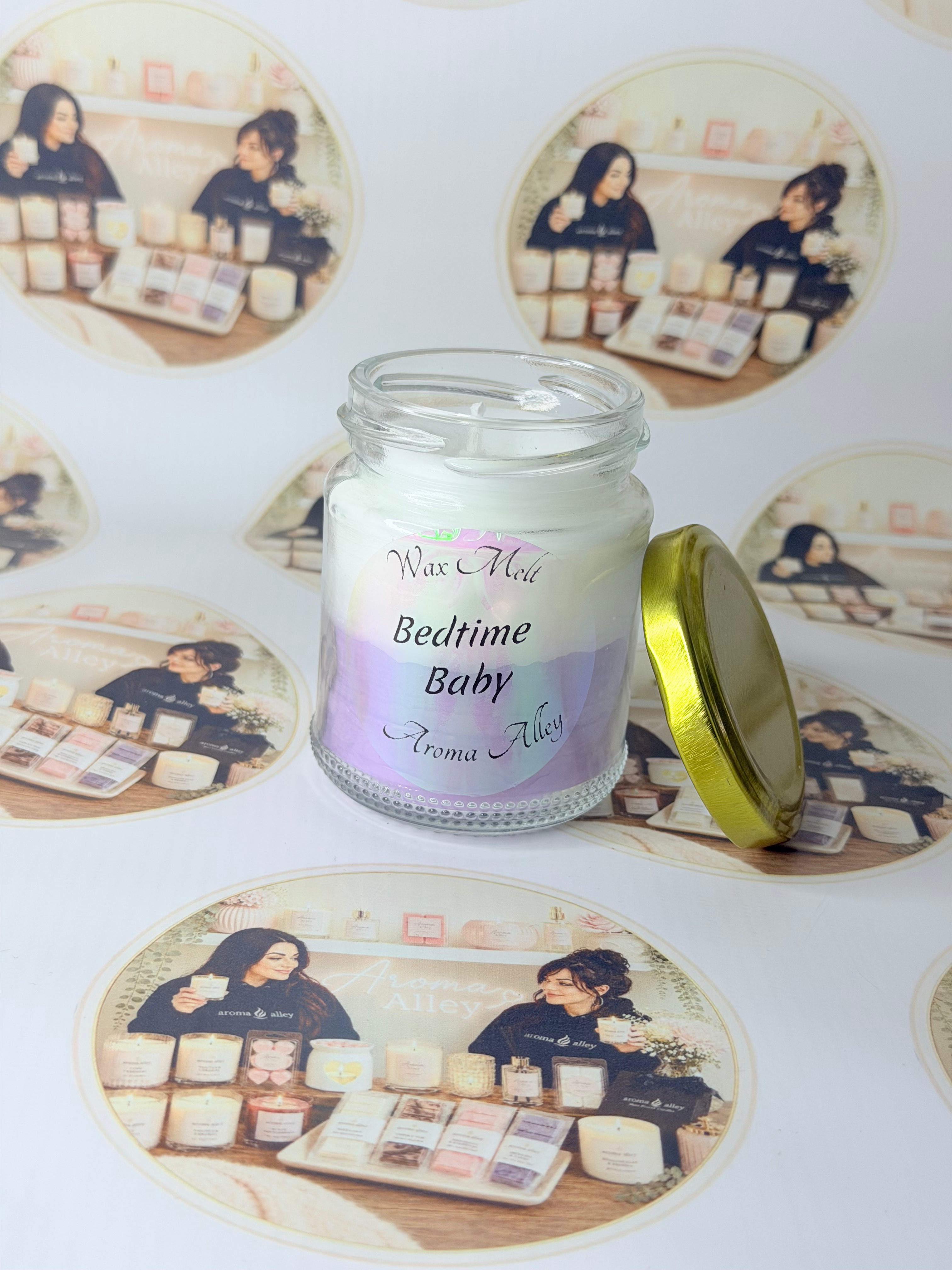 Bedtime Baby Glass Jar Candle