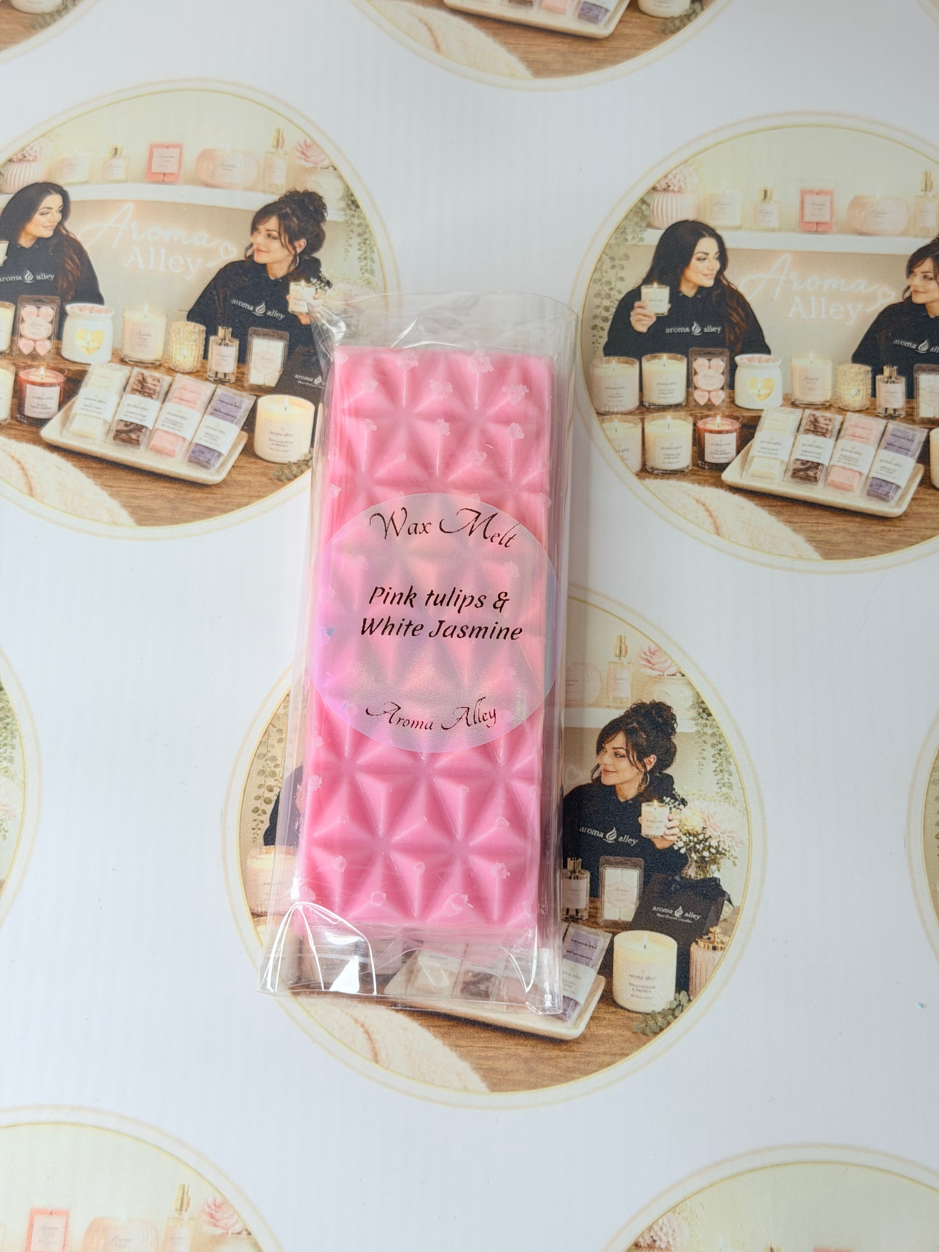 XL SnapBar Pink Tulips & White Jamine