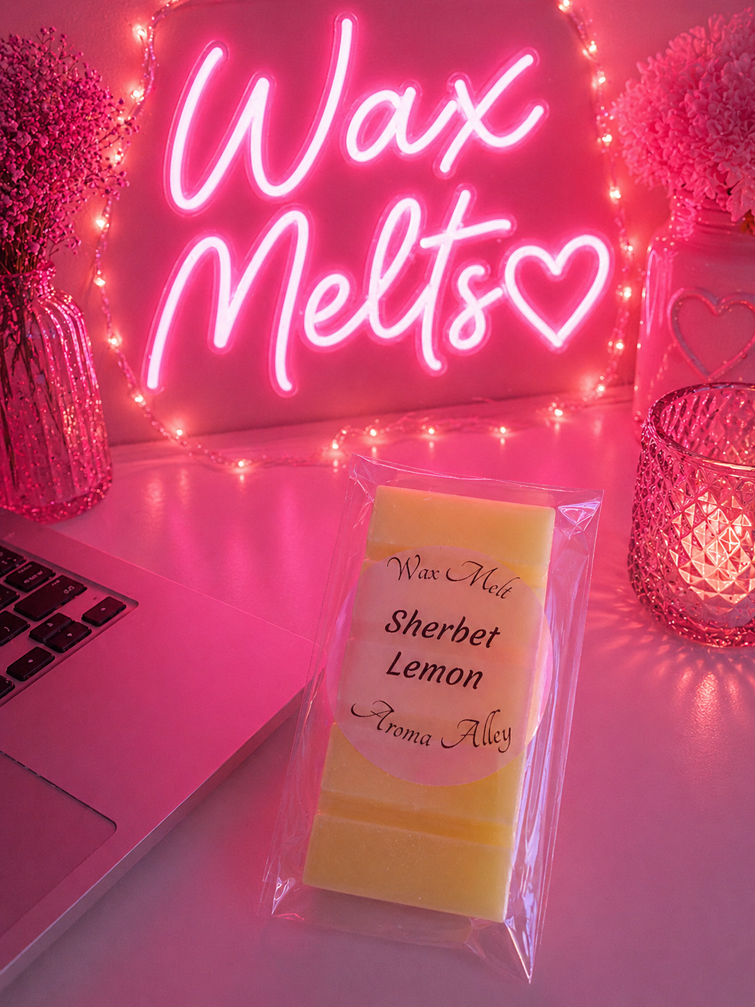 Sherbet Lemon snap bar